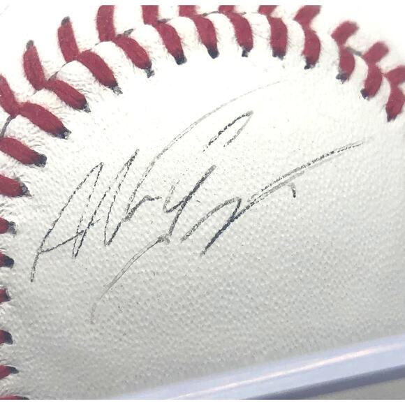 Nomar Garciaparra & Mo Vaughn Boston Red Sox Dual Auto Baseball - Picture 4 of 5